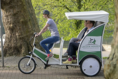 Münster: privé-riksja-picknicktour in de stad