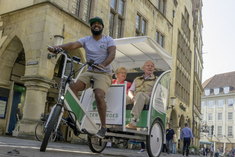 Münster: City tour guiado particular na cidade por um riquixá1 hora - Rickshaw City Tour