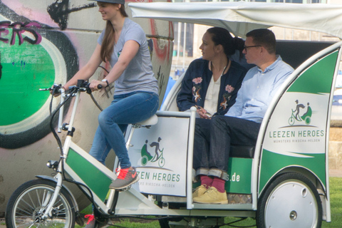 Münster: City tour guiado particular na cidade por um riquixá1 hora - Rickshaw City Tour