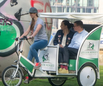 Münster: Privérondleiding met gids op een riksja door de stad