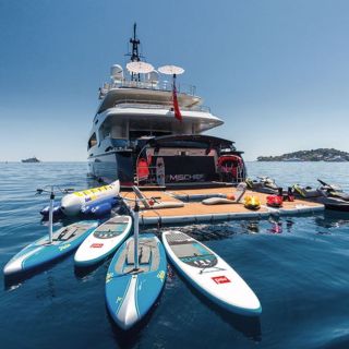 Palma: Watertoy Yacht Trip with E-Foil Sufboards and Seabobs