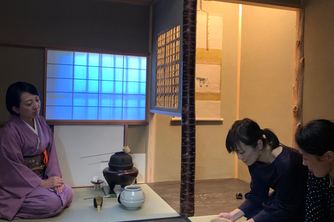 Kyoto: cérémonie du thé traditionnelle et confection du thé matchaCérémonie de thé privée