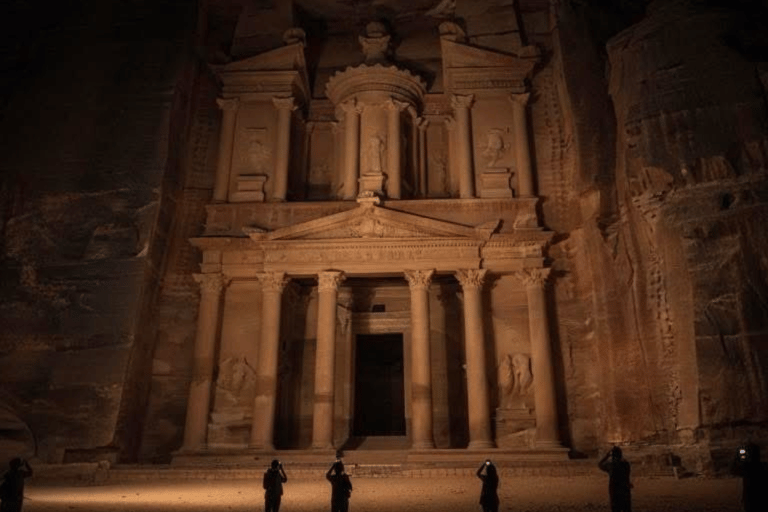 Amman: Wadi Rum Private Transfer, Jeep Tour, Dinner & Stay Amman:-Private Tour, 1 Day 1 Night, Petra, Wadi Rum, Return