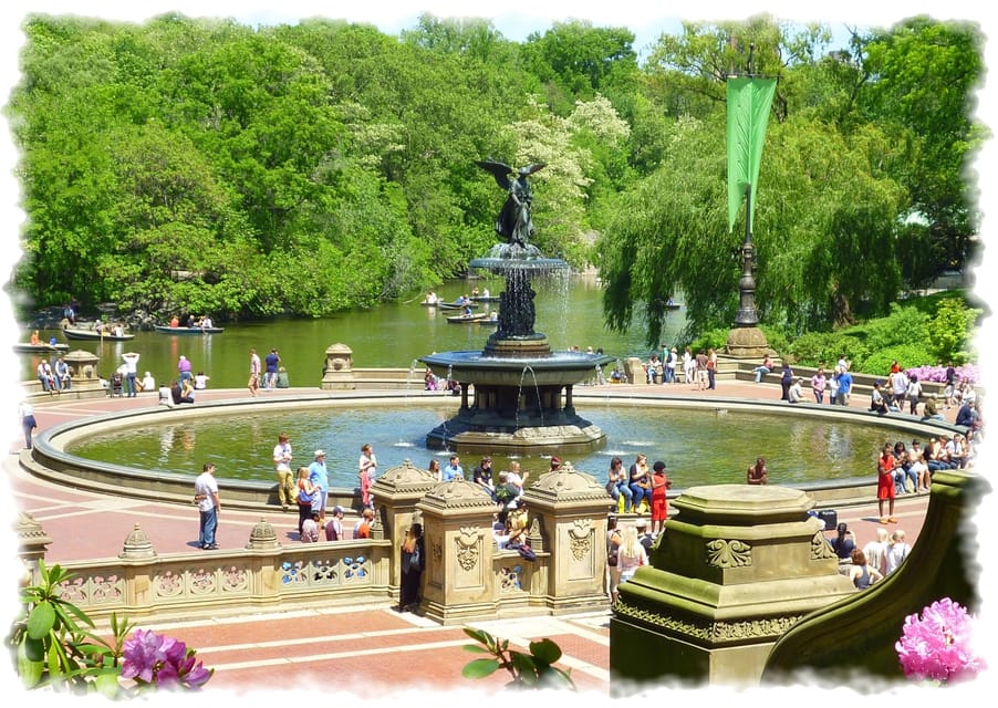 NYC - Bethesda Fountain in Central Park, Facebook Fan Page …