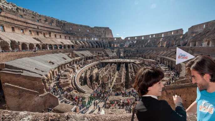 Rome: Colosseum Arena, Roman Forum, & Palatine Hill Tour