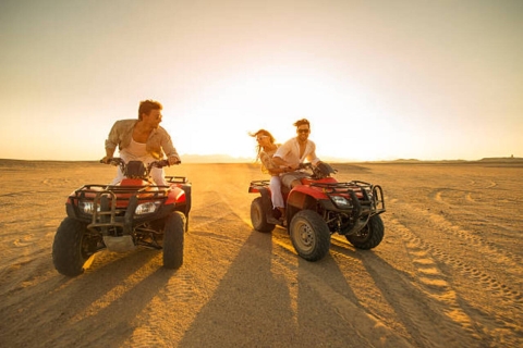Sharm El Sheikh: Sunset Tour quadem ATV z górą EchoWycieczka o zachodzie słońca pojedynczym quadem