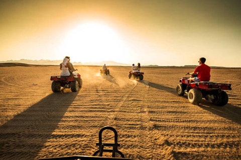 Sharm El Sheikh: Sonnenuntergangstour mit dem ATV Quad mit Echo MountainSonnenuntergangstour im Doppel-Quad mit Kamelritt, Abendessen und Show
