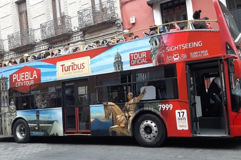Puebla: Hop-On-Hop-Off-Bus Stadtbesichtigungstour