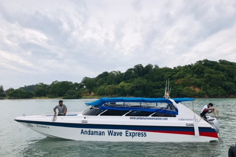 Krabi: transfer per speedboot van/naar Tonsai of Laemtong BeachLaemtong Beach naar Krabi Pier zonder inleveren bij hotel