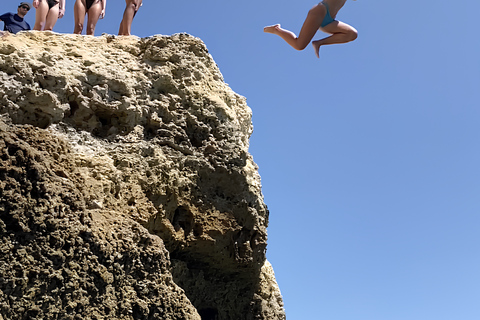 Från Faro: Benagil, Marinha, 7 dalar och Algar Seco Tour