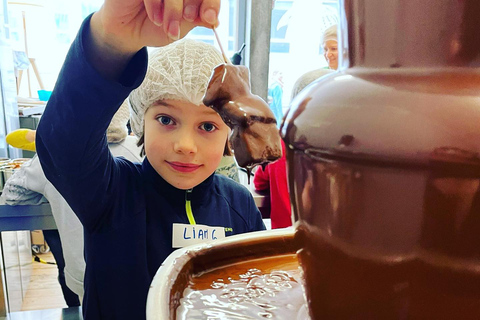 Koningsplein Brussel: workshop Belgische chocolade