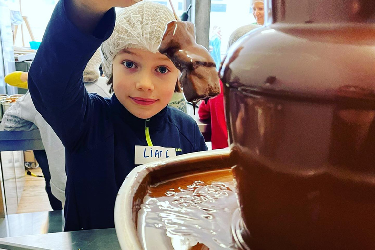 Bruxelles Place Royale : Atelier de chocolat belge