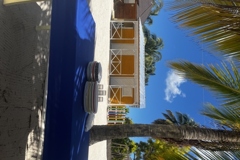 Z Punta Cana: Saona, Canto de la Playa, Mano Juan VillageZ Dominicus: Cotubanama/Saona: wycieczka katamaranem