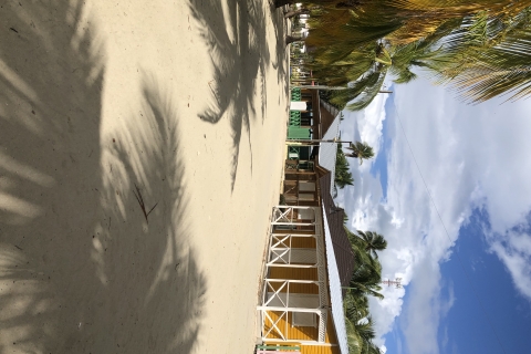 Desde Punta Cana: Saona, Canto de la Playa, Mano Juan VillageDesde Punta Cana, Bávaro y Uvero Alto: tour en catamarán