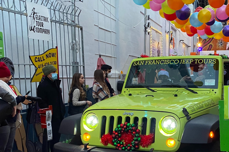 San Francisco: Excursión privada en jeep de las luces navideñas