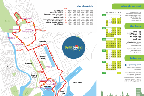 Cardiff: City Sightseeing Open-Top Bus Hop-On, Hop-Off Tour