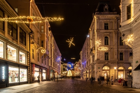 Ljubljana: rondleiding door de feestelijke decoraties