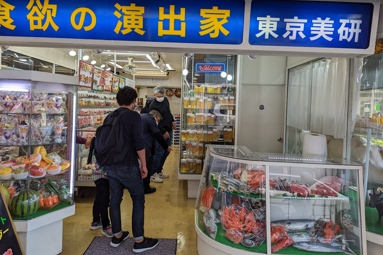 Asakusa: Food replica store visits after history tourTokyo: Foodie Walking Tour to Kappabashi Street and Asakusa