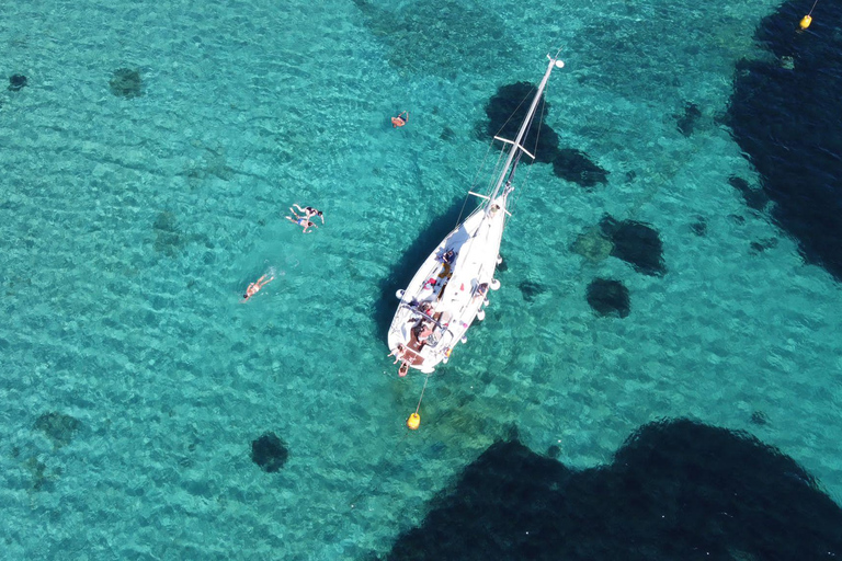 From Stintino: Asinara Sailboat Tour with Lunch Sailboat Tour and Lunch with 11 Seats
