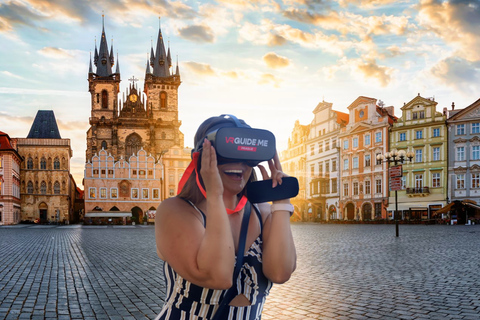 Prague: Guided Walking Tour with Virtual Reality (VR)