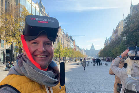 Praag: begeleide wandeltocht met virtual reality (VR)