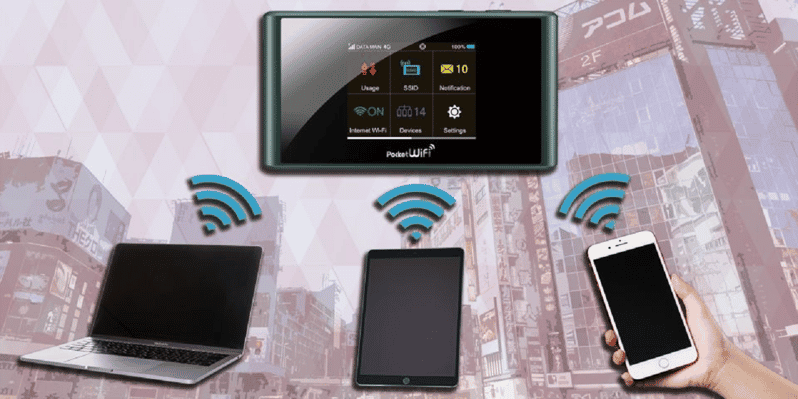 Japan: Unlimited Pocket WiFi Router 4G LTE-Delivery | GetYourGuide