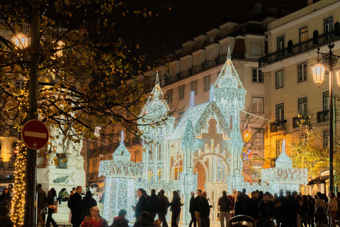 Lisbon: Christmas Lights Tuk-Tuk Tour with Local Guide