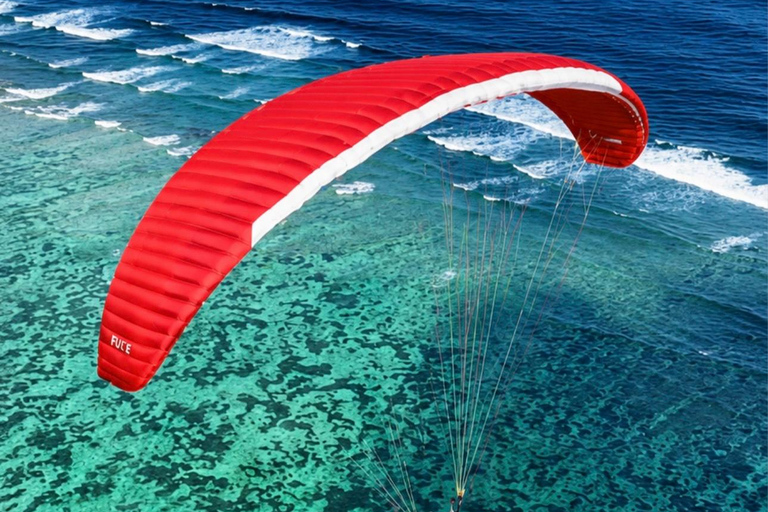 Bali Paragliding Experience at Pandawa Beach With Instructor Paragliding Hotel Transfer Without Ticket