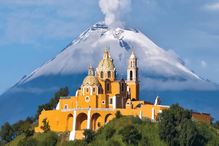Puebla: hop on, hop off-stadstour en Cholula en Atlixco