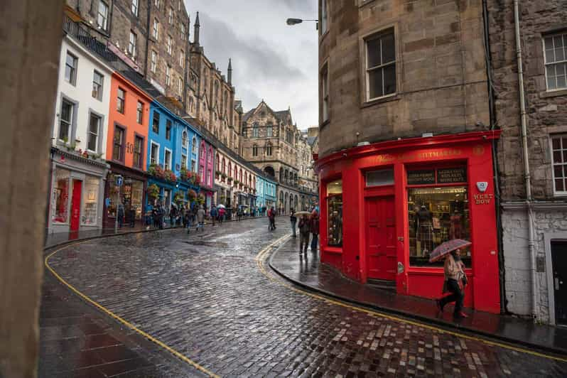 Edinburgh Den gamle bydel Royal Mile med guide på en vandretur