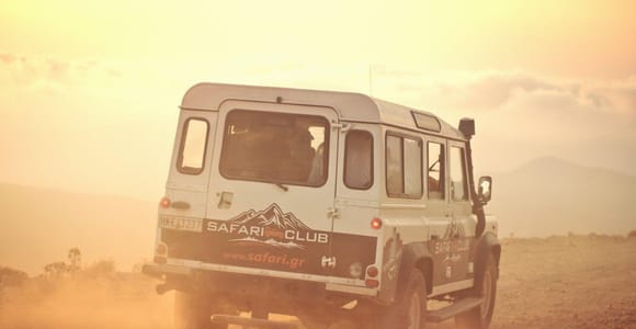 Heraklion: Sunset Safari with Dinner & Prosecco