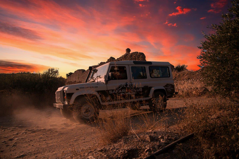 Heraklion: Safari al atardecer con cena y ProseccoKato Gouves: Safari al atardecer con cena y Prosecco ilimitado