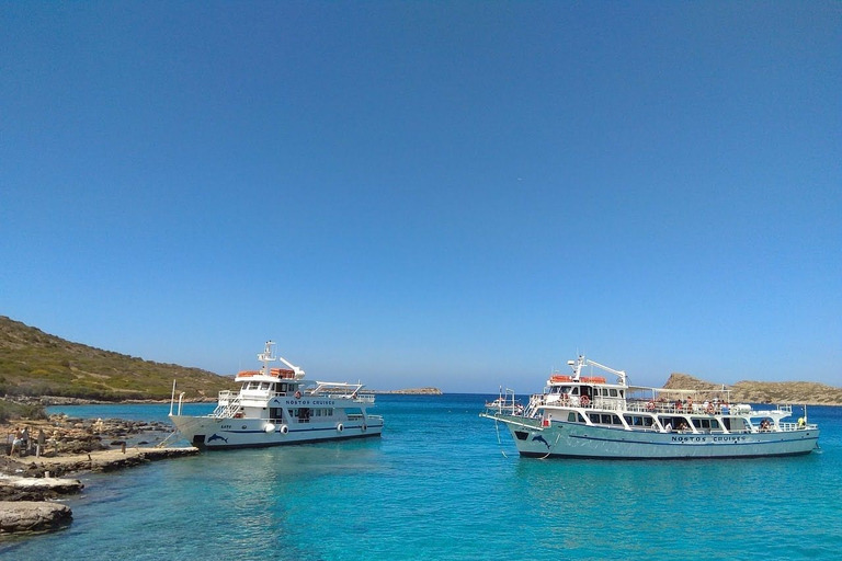 Creta: crociera nella baia di Mirabello con cocktail a bordoCrociera Mirabello in tedesco con trasferimenti