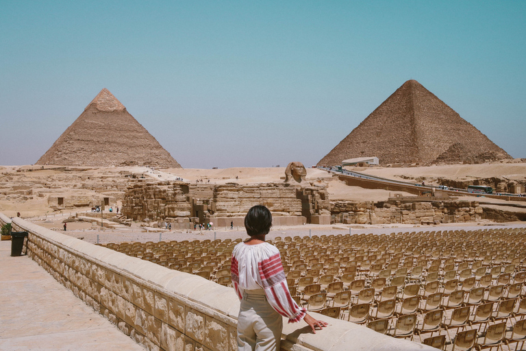 Cairo: Giza Pyramids, Sphinx, Saqqara & Memphis Private Tour