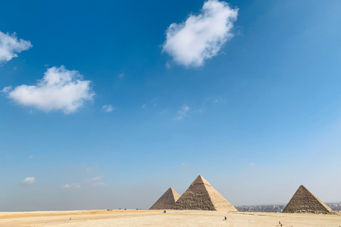 Pyramides de Gizeh, Sphinx, Saqqara et Memphis depuis Le Caire