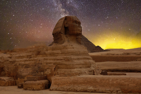 Pyramides de Gizeh, Sphinx, Saqqara et Memphis depuis Le Caire