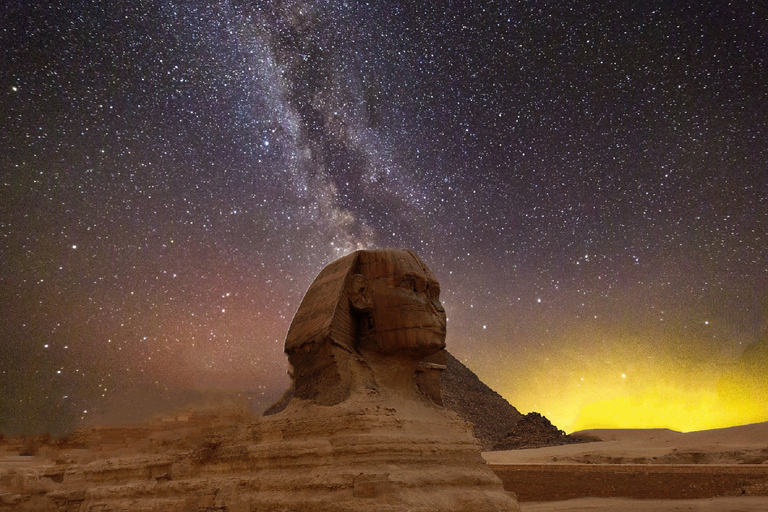 Pyramides de Gizeh, Sphinx, Saqqara et Memphis depuis Le Caire