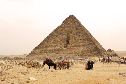 Pyramides de Gizeh, Sphinx, Saqqara et Memphis depuis Le Caire