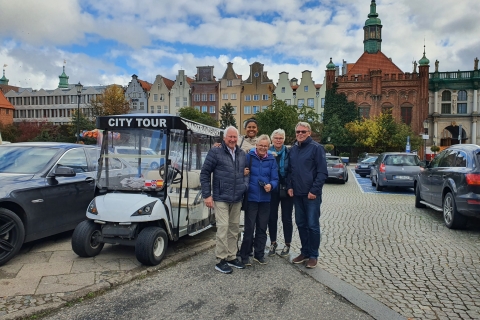 Danzig: Stadtrundfahrt, Sightseeing, Stadtrundfahrt mit dem GolfwagenDanzig: Private lange Stadtrundfahrt mit dem Golfwagen