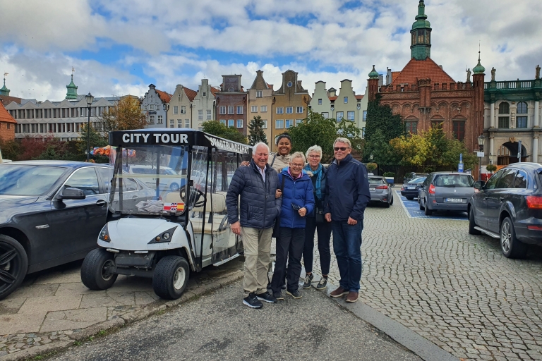 Gdansk: Stadtrundfahrt, Sightseeing, City Tour by Golf Cart Gdansk: Private Long City Tour Stadtrundfahrt by Golf Cart