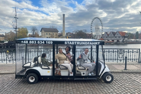 Gdansk: Stadtrundfahrt, Visita turística, Recorrido por la ciudad en carrito de golfGdansk: Visita larga privada de la ciudad Stadtrundfahrt en carrito de golf