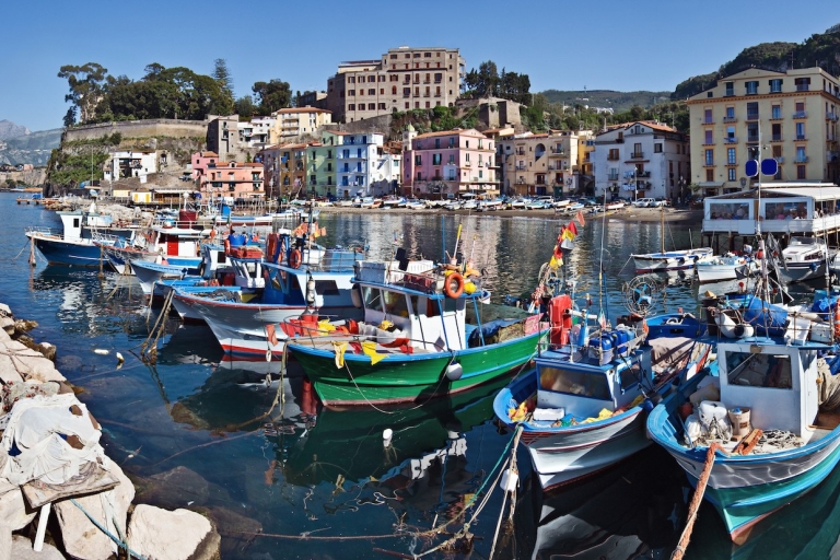 From Sorrento: Private Boat Tour to Positano Premium Leisure Boat