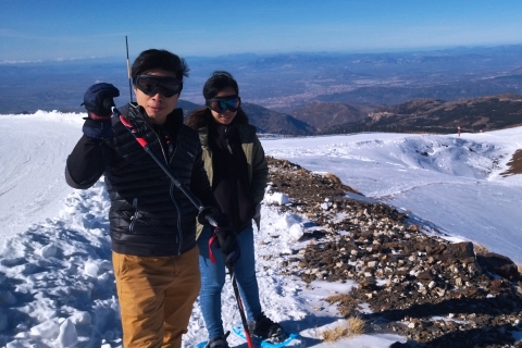 Von Granada aus: Sierra Nevada Schneeschuhwanderung