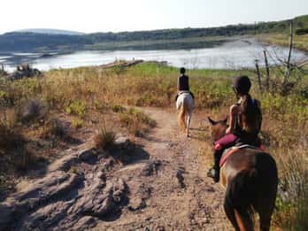 Alghero: Lake Baratz Guided Horseback Ride