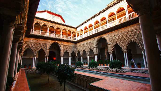Sevilla: Entrada sin cola a los Reales Alcázares con audioguía
