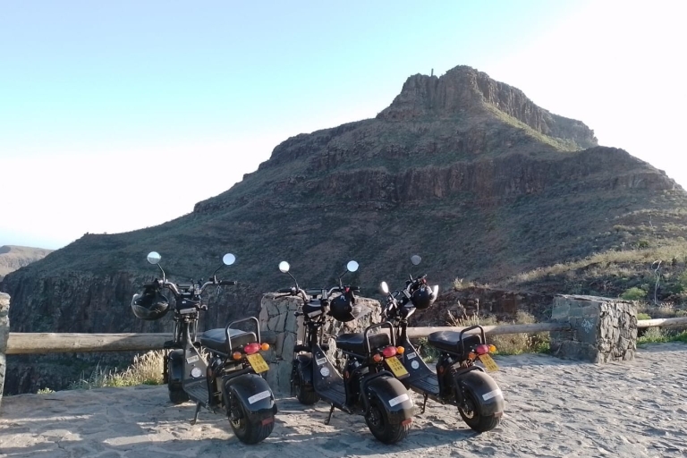 Excursión en e-Scooter por la montaña : Cuevas de Ayagaures, Presa, Gran CañónExcursión en E-Scooter por las Montañas 3 Horas
