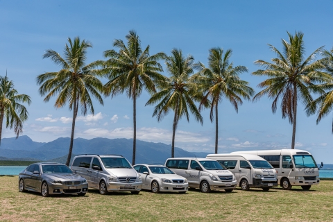 Cairns: wspólny transfer z lotniska do / z miasta i plażLotnisko w Cairns do Palm Cove