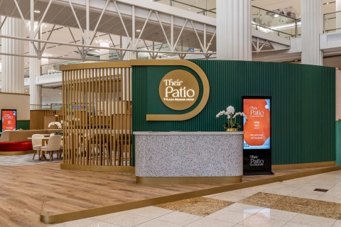 Dubai: Co-working Lounge bij aankomst op internationale luchthavenT3 (aankomstgebied): 3 uur toegang tot 'hun patio'