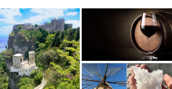 Ab Palermo: Erice & Marsala Salz, Olivenöl und Wein Tour
