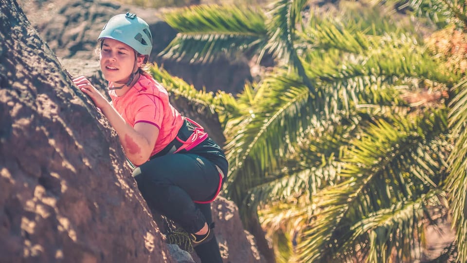 Gran Canaria Aventura De Escalada En Roca Para Principiantes De Medio